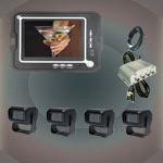 7inches Vehilce Rear View Monitor System with Ccd Camera*4pcs(Dc11~32v Wide Voltage) TOP-7107LA-4B