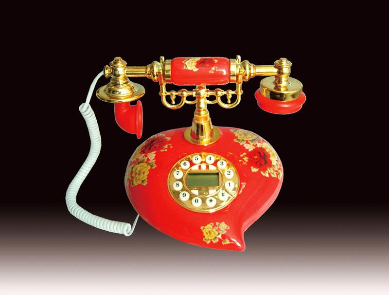 Antique Ceramic Telephone Good for Wedding (CY-001A) CY-001A