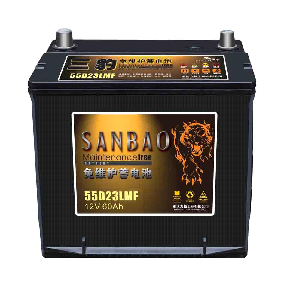 Maintenance-free Car Battery 55D23LMF from China Manufacturer