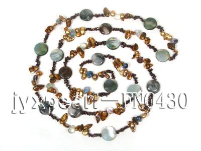 brown pearl jewelry
