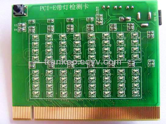 Motherboard PCI-E Test Card with LED