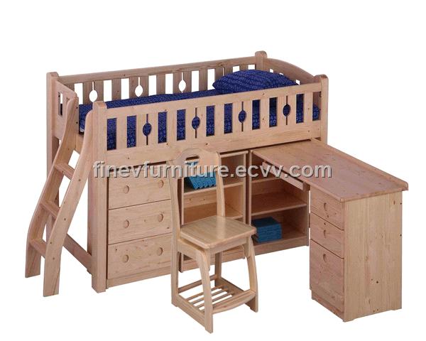 Adult Bunk Beds with Desk