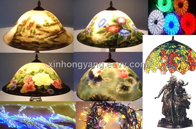 glass (glass003) lamp Glass Hand glass   Painting painting  China Lamp lampshade