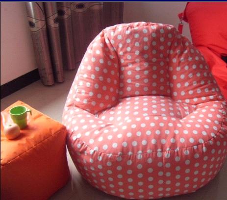 Fabric Chairs on Bean Bag Chair For Indoor Use With Various Pattern Fabric Choice Bb211