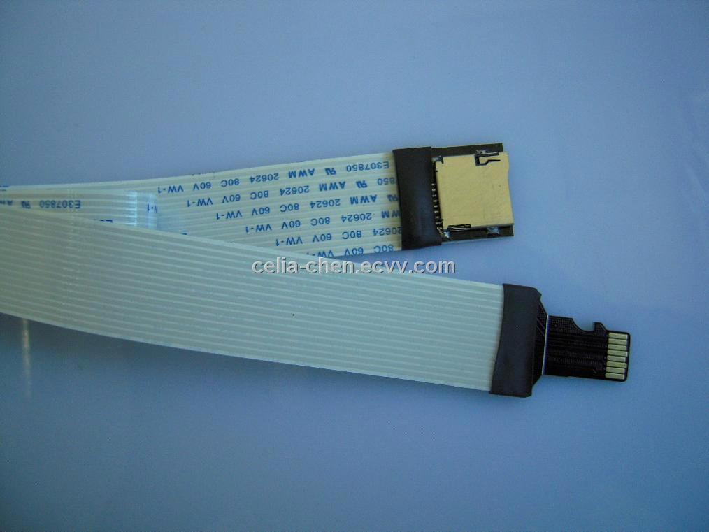 New design Micro SD extension Cable,Micro SD-Micro SD extension cable for GPS navigation