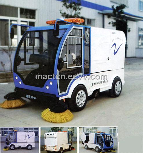 The use of electric road sweeper