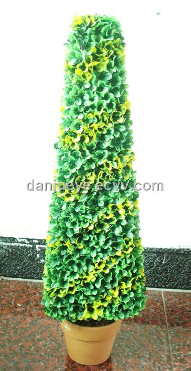 Plastic Boxwood Topiary Tree Plant for Wedding Home Garden Decoration