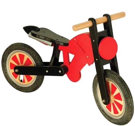 wooden bike toy