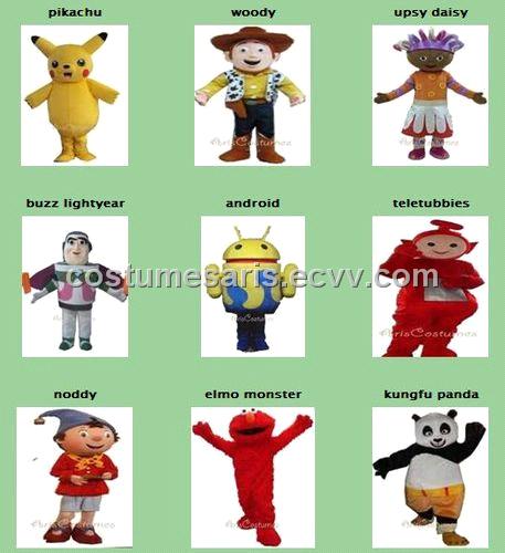 Cartoon Mascot Costume Costumes For Party