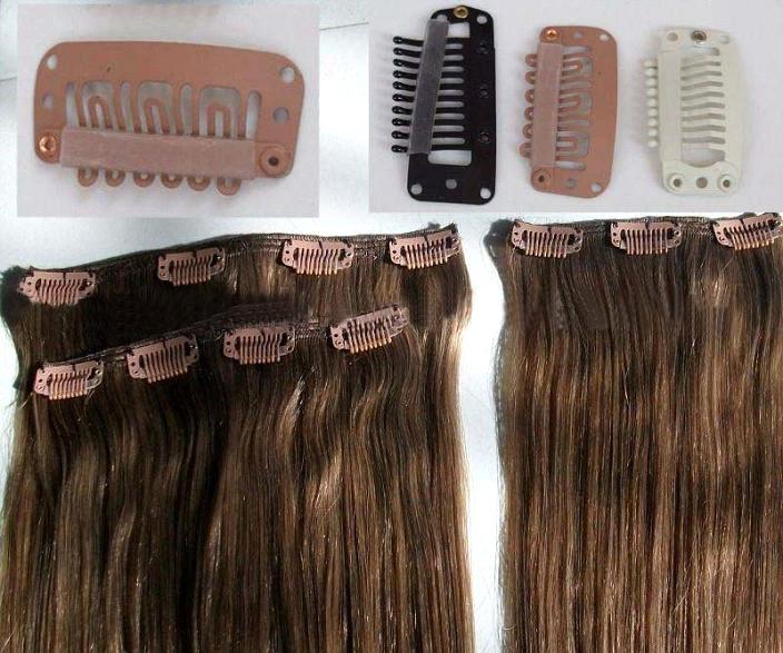 Human Hair Extensions Clip