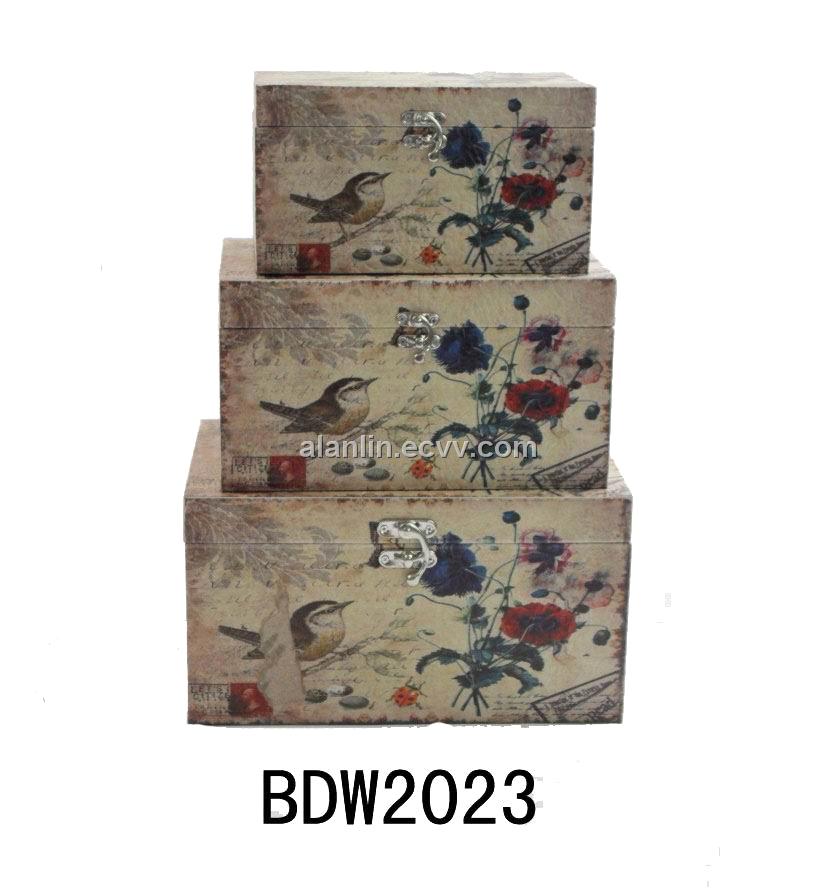 Wooden Storage Boxes Decorative