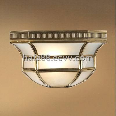 Indoor Ceiling Lighting on Ceiling Lighting Luxury European Brass Ceiling Lamp  Indoor Copper