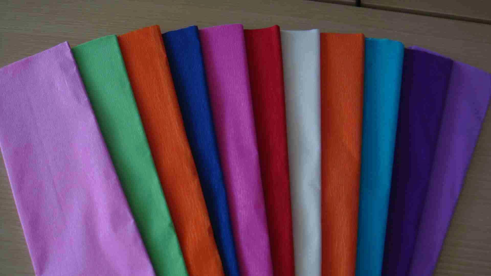 color crepe paper from China Manufacturer, Manufactory, Factory and