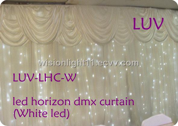 curtain lights wedding