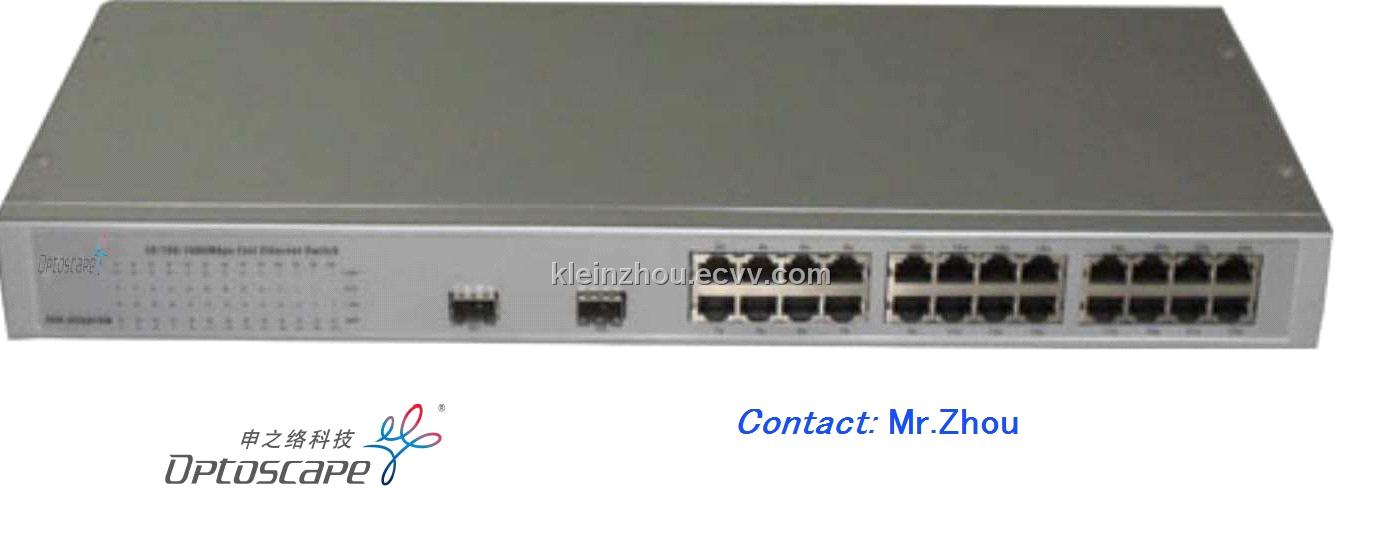 OP-S2024SFGW Ethernet Switch,All Fiber Po