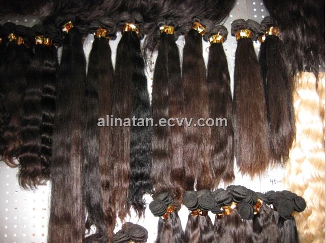 Human Hair Weft Extensions