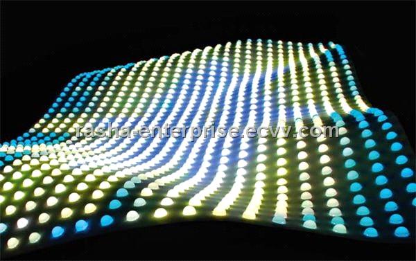 HOT Flexible LED Curtain Screen soft led display pitch37MMLED Display for 