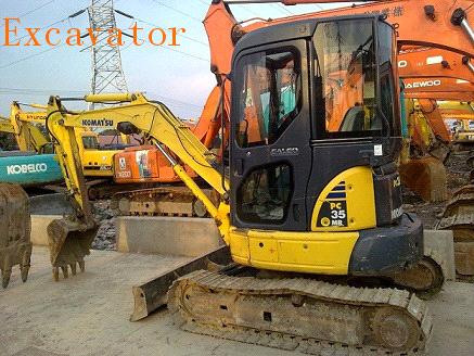 Used Komatsu PC 35 Crawler Mini Excavator