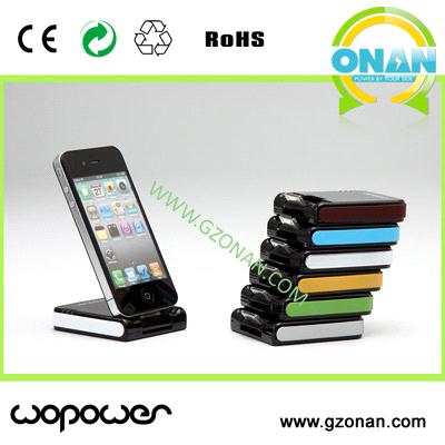 Iphone Charger Battery on Desktop Stand Design Portable Battery Charger For Iphone Ipod