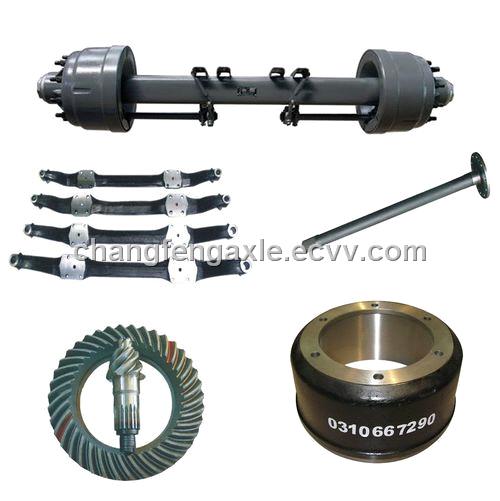 Suspensions/ Brake drums/ Axle Shafts/ Steering Knuckles from China