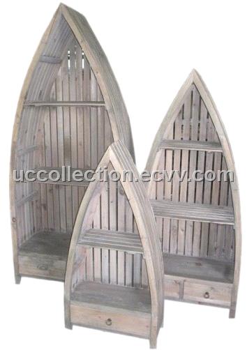 Wooden boat shelf - China Shelf