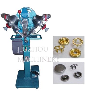 Automatic Prong Snap Button Machine JZ 989N1 From China Manufacturer