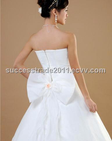 Custom  Wedding Dresses on Custom Made A Line Chiffon Off Shoulder A Line Halter Dropped