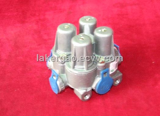WG9000360366 Howo Truck Spare Parts Four Circuit Protection Valve