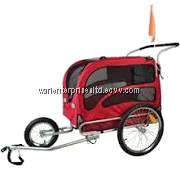 Doggyhut Large Pet Bike Trailer / Jogger Kit Dog Bicycle Carrier Red