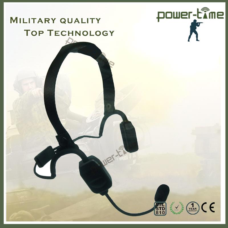 Military bone conduction headset (PTE580) China Military bone