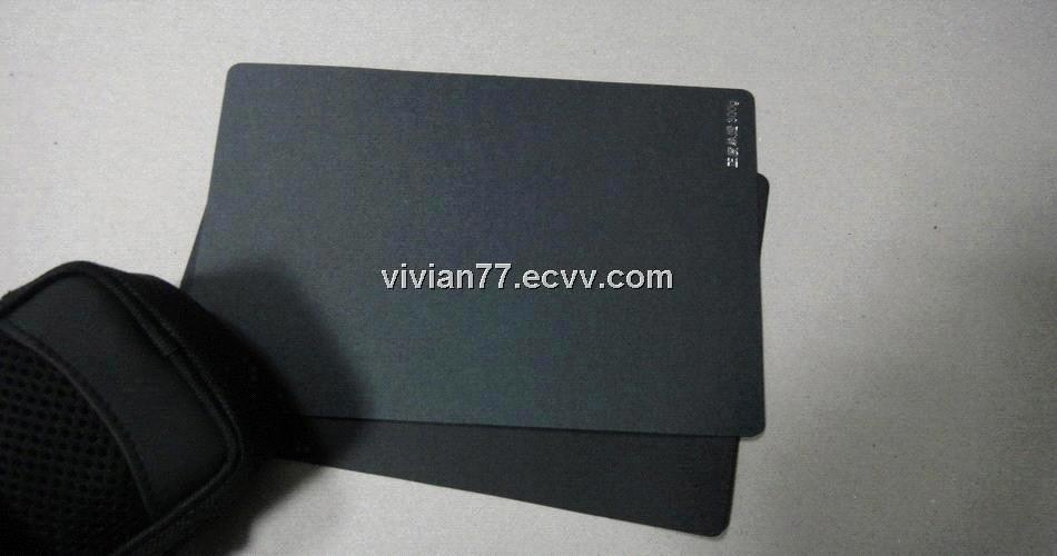 black wrapping card