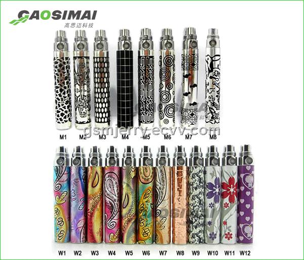 Gaosimai top quality engraved ego series battery for ego-w ego-t ego-c