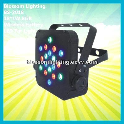 18*1W RGB Battery&Wireless LED PAR Light-LED Light (BS-2018)