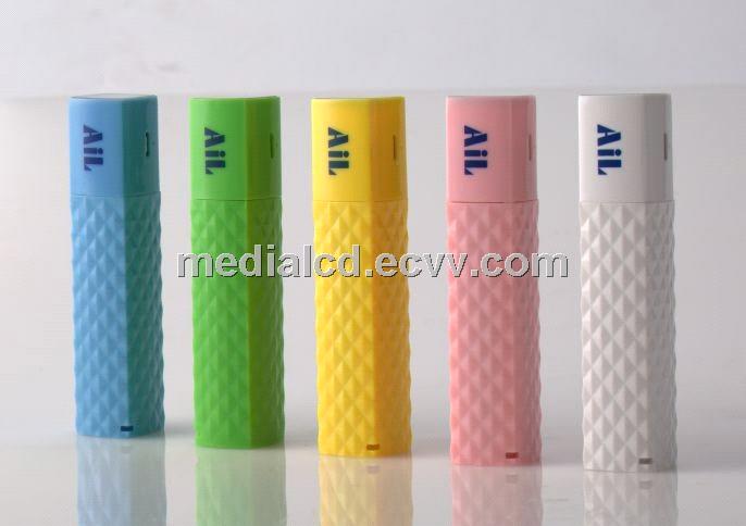 LED lighting Color ful brand power bank