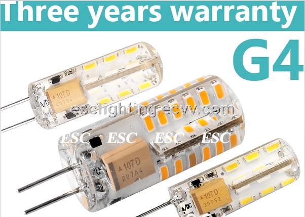 1.5W/2W/3W G4/G9 led bulb light for crystal lamp with CE and Rohs