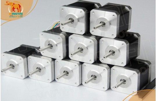 CNC Router kits 10 PCS 42BYGHM810 Nema17 for 2.4A, 4200g.cm, 48mm length, 4-Lead,0.9