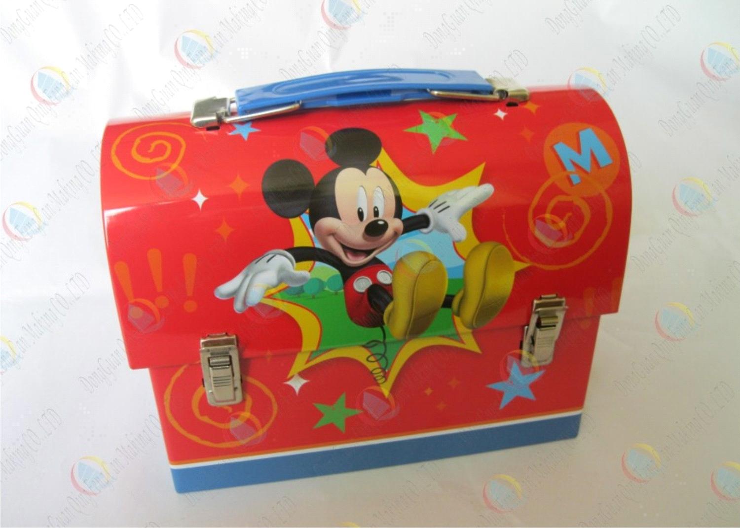 Portable hand tin box for promotional gift,Portable gift box,hand-held box for lunch