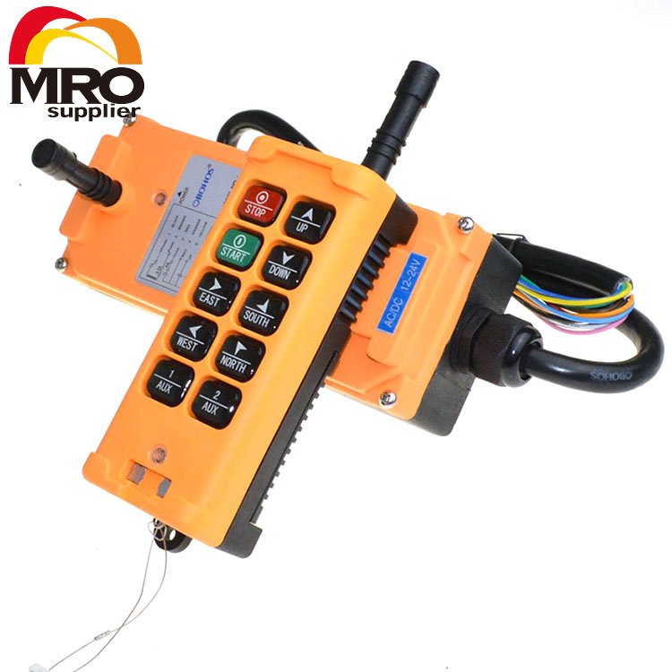 OBOHOS 10 Channels 1 Speed Industrial Wireless Truck Hoist Crane Winch