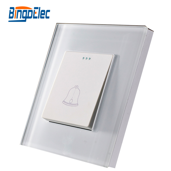 white glass bell