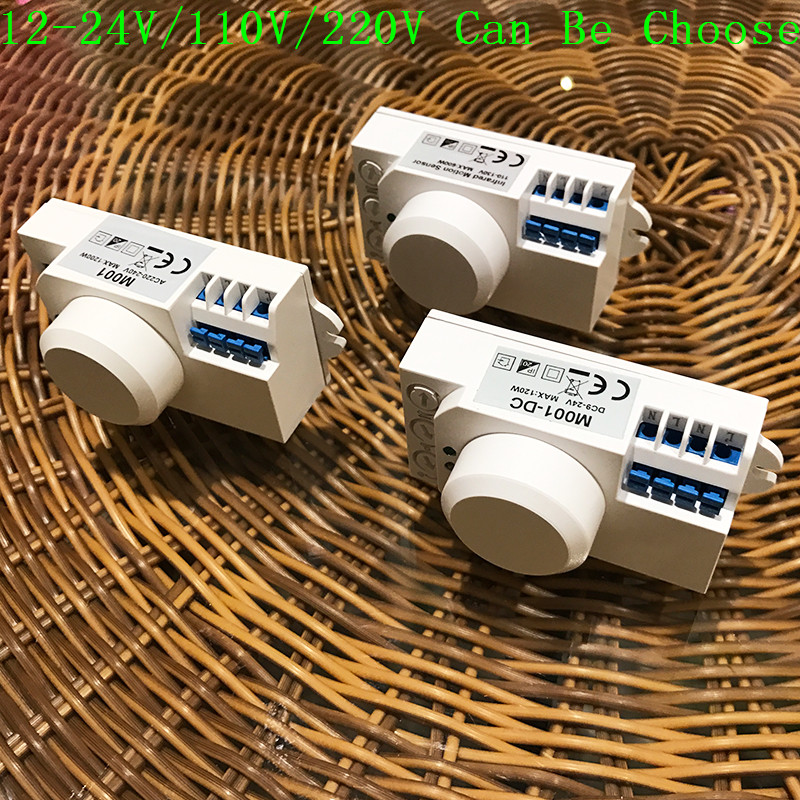 New Arrival 12v110v220v 360 degree Microwave Sensor Light Switch Induction Microwave Motion Sensor pir motion sensor (11)