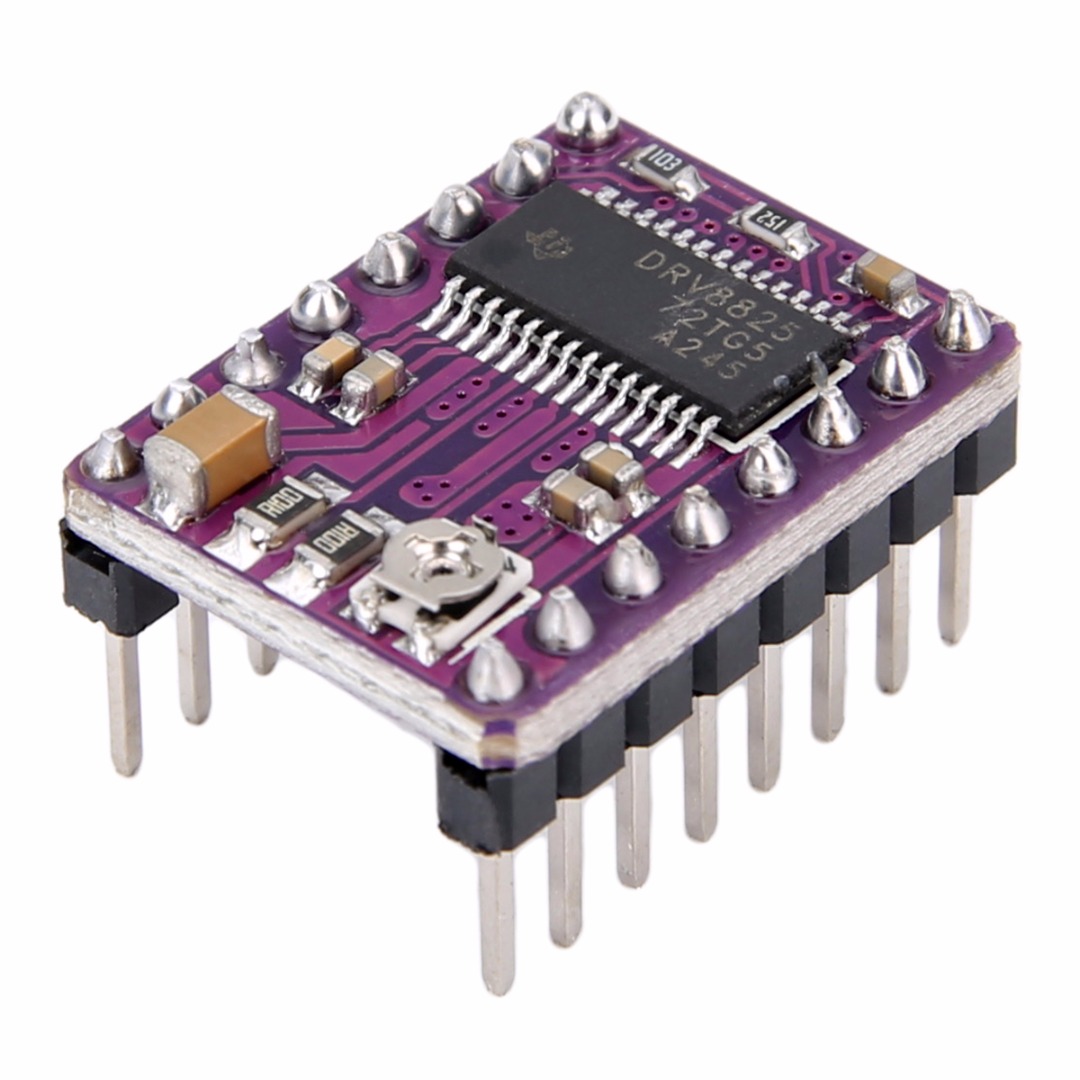 5 Sets DRV8825 Stepper Motor Driver Module 4 Layer PCB Board for 3D Printer RepRap RAMPS StepStick + Aluminum Heat Sink Mayitr