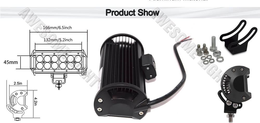 36W LED light bar (2)