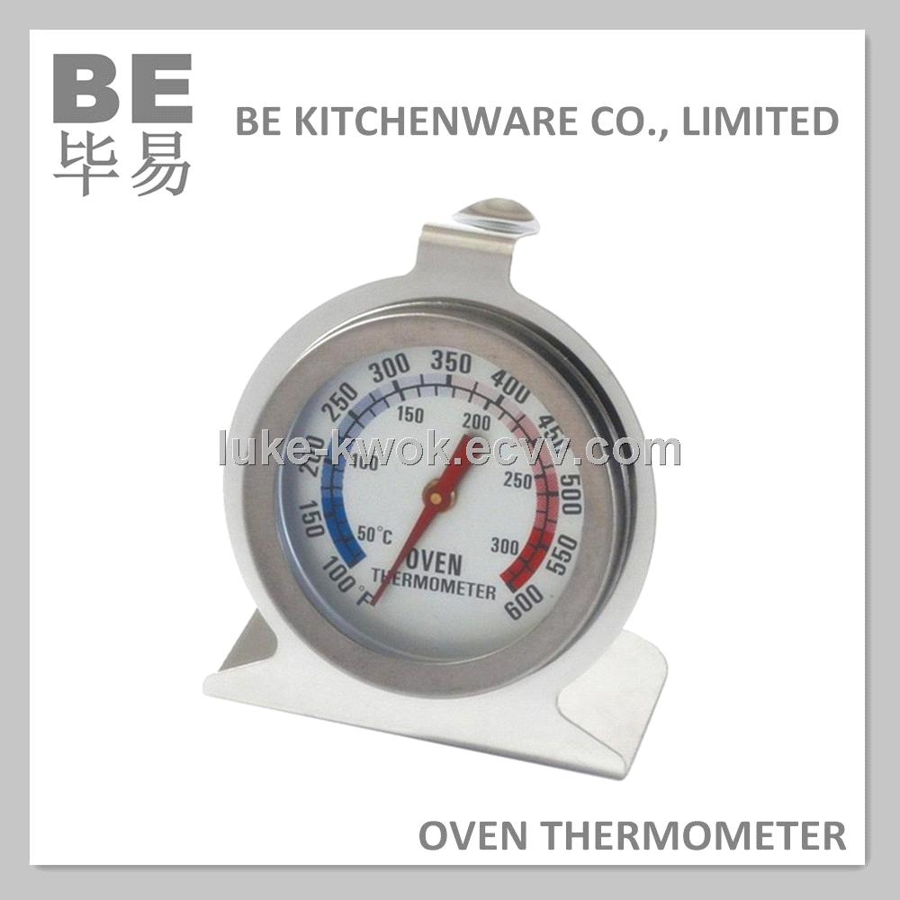Heavy duty bimetal oven safe pizza oven thermometer from China