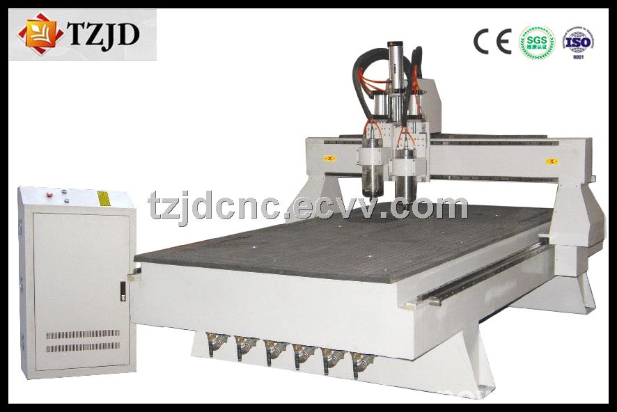 High quality dust collector woodworking cnc router 1300mm*2500mm with 