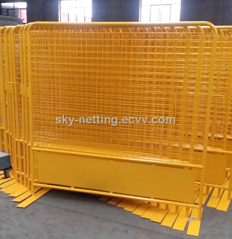 Safety Yellow Temporary Fencing Singapore Type purchasing, souring
