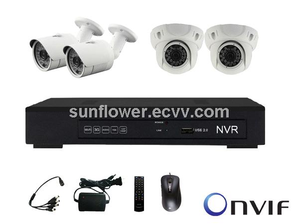 CCTV IP Camera and NVR Kit / CCTV KIT NVR/Kit 4CH