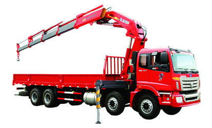 Hydraulic Knuckle Boom Truck Mounted Crane, 16 Ton Truck Loader Crane