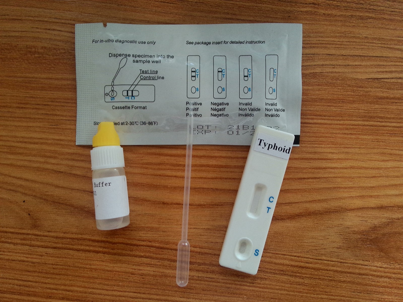 one-step-rapid-diagnostic-typhoid-test-card-from-china-manufacturer