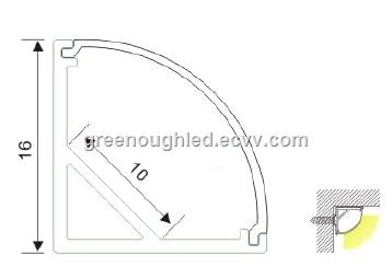 VShapeLEDAluminumProfileLEDLinearStripBarLightWithOpalClearCover VShapeLEDAluminumProfileLEDLinearStripBarLightWithOpalClearCover