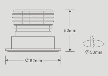 NewLEDDownLightIndoorLEDLightingInCutHole53mm4W7WF NewLEDDownLightIndoorLEDLightingInCutHole53mm4W7WF